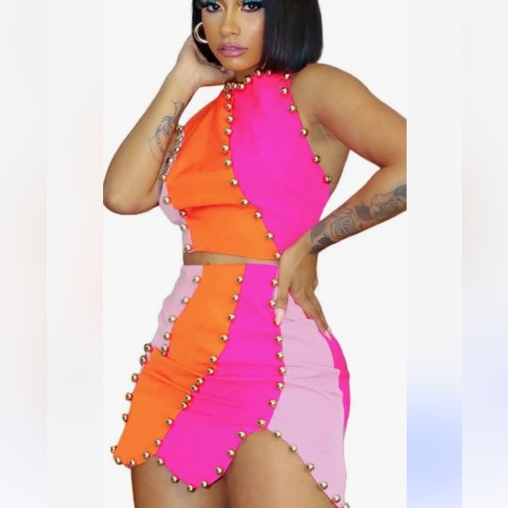 Barbie girl 2pcs skirt set